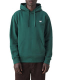 New Balance Felpa Cappuccio Essentials Fleece Uomo MT41511 Nightwatch Green - Verde