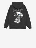 Obey Felpa Cappuccio Dalmation Uomo 112843923 - Nero