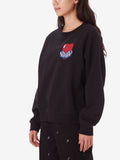Obey Felpa Heart Crew Fleece Uomo 211600158 - Nero
