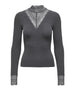 only top donna 15207788 dark grey melange grigio 4774369