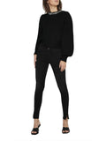 Only Pullover Donna 15210667 Black - Nero