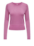 Only Pullover Donna 15324597 Super Pink Dtm Glitter - Rosa