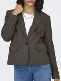 Only Blazer Donna 15330802 Black White Pepper & Dark Brow - Grigio