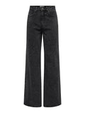 Only Jeans Taglio Largo Donna 15334993 Washed Black - Nero