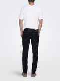 Only e Sons Jeans Slim Only e Sons da Uomo - Denim Nero