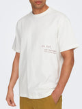 Only e Sons T-shirt Uomo 22030568 Cloud Dancer - Bianco