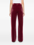 Patrizia Pepe Pantalone Palazzo Velluto Donna 2P1622J230 Plum Elixir - Bordeaux