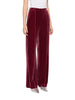 patrizia pepe pantalone palazzo velluto donna 2p1622j230 plum elixir bordeaux 6603632