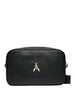 patrizia pepe borsa a tracolla donna 8b0218l001 black light gold nero 7396938