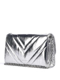 Patrizia Pepe Borsa a Tracolla Donna 8B9798L112 Craquele Silver - Argento