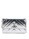 Patrizia Pepe Borsa a Tracolla Donna 8B9798L112 Craquele Silver - Argento