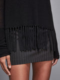 Patrizia Pepe Poncho Donna 8F0014KM36 - Nero