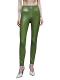 Patrizia Pepe Leggings Similpelle Donna 8P0616E032 Green Garden - Verde