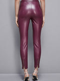 Patrizia Pepe Leggings Similpelle Donna 8P0624E005 Plum Elixir - Bordeaux