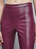 Patrizia Pepe Leggings Similpelle Donna 8P0624E005 Plum Elixir - Bordeaux