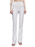 Patrizia Pepe Pantalone Zampa Donna CP0208AQ39 - Bianco