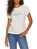 Pepe Jeans T-shirt Evette Donna PL505880 - Bianco