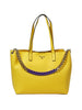 pollini borsa shopper grained double donna sc4567pp0isg0 giallo 4388447