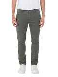 Replay Pantalone Chino Zeumar Uomo M9627E.000.8366197 Military Green.. - Verde