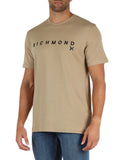 Richmond T-shirt Olbeli Uomo UMA24143TS Chinchilla - Beige