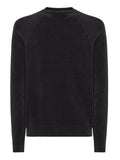 Pullover Velvet Round Knit Uomo WES030 - Nero Rrd