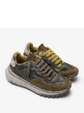 Satorisan Sneakers Chacrona Metta Buckingham Uomo 120095A Dark Olive - Verde