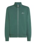 Sun68 Felpa Zip Uomo F44101 - Verde