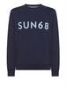 sun68 felpa uomo f44120 blu 7196234