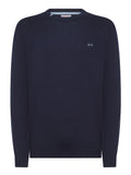 Sun68 Pullover Round Solid Uomo K44101 - Blu