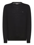 Sun68 Pullover Round Solid Uomo K44101 - Nero