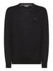 sun68 pullover round solid uomo k44101 nero 2224718