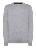 Sun68 Pullover Round Solid Uomo K44101 - Grigio