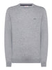 sun68 pullover round solid uomo k44101 grigio 7666339