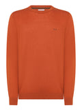 Sun68 Pullover Round Solid Uomo K44101 Rust - Rosso