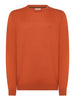 sun68 pullover round solid uomo k44101 rust rosso 2475888