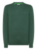 sun68 pullover round solid uomo k44101 verde 3174000