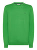 sun68 pullover round solid uomo k44101 oliva verde 5965662