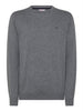 sun68 pullover round solid uomo k44101 grigio 3599111