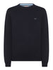 sun68 pullover round solid warm uomo k44110 blu 9183219