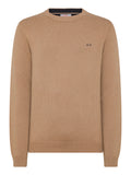 Sun68 Pullover Round Solid Warm Uomo K44110 - Beige