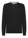 Sun68 Pullover Round Double Rib Uomo K44125 - Nero