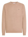 Sun68 Pullover Round Cable Uomo K44155 - Beige