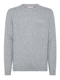 Sun68 Pullover Round Cable Uomo K44155 - Grigio