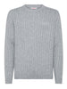 /ensun68 pullover round cable uomo k44155 grigio 2696940