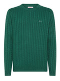 Sun68 Pullover Round Cable Uomo K44155 - Verde