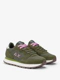 Sun68 Sneakers Ally Solid Nylon Donna Z44201 Militare Scuro - Verde