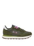 Sun68 Sneakers Ally Solid Nylon Donna Z44201 Militare Scuro - Verde