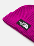 The North Face Berretto Logo Box Cuffed Unisex NF0A3FJX Fuchsia - Fuxia