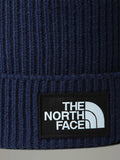 The North Face Berretto Logo Box Cuffed Unisex NF0A3FJX Summit Navy - Blu