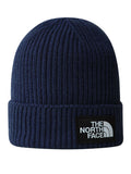 The North Face Berretto Logo Box Cuffed Unisex NF0A3FJX Summit Navy - Blu